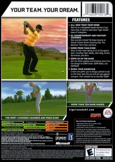 Tiger Woods PGA Tour 07 (USA)